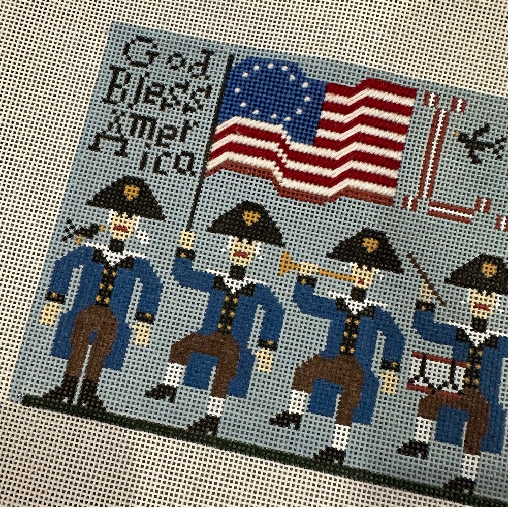 Birds of a Feather Liberty Needlepoint Canvas - Picture 4 of 8